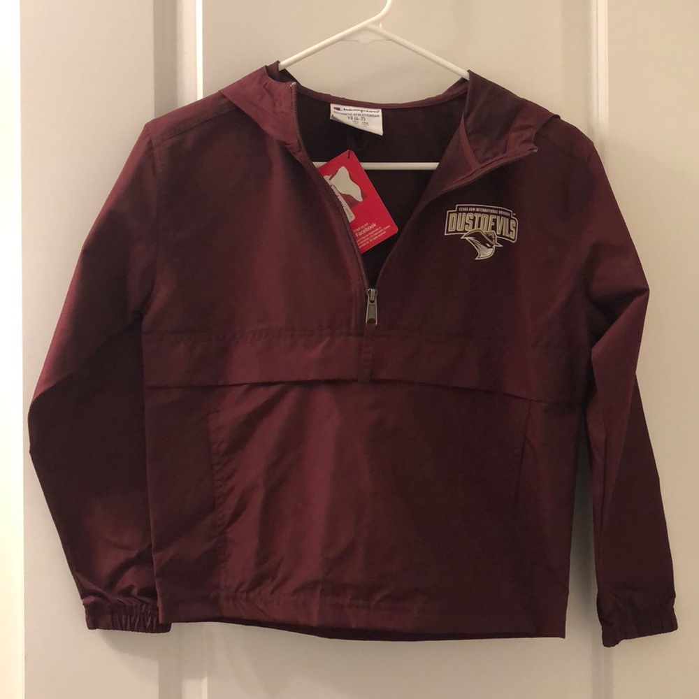 Texas A&M university youth rain jacket
